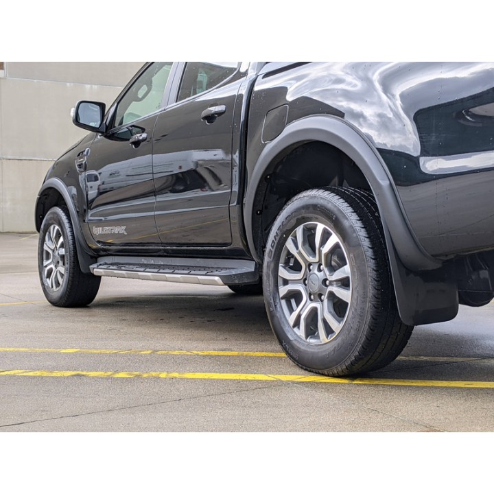 Extensii Aripi, Otros Fabricantes ABS Slim-Line +25 mm cu Parking Sensors (6 Buc-black), Ford Ranger 2012 - 2022 - EDK.ro