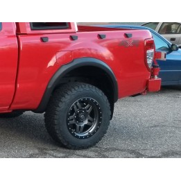 Extensii Aripi, Otros Fabricantes ABS Slim-Line +25 mm (6 Buc-black), Ford Ranger 2012 - 2022 - EDK.ro