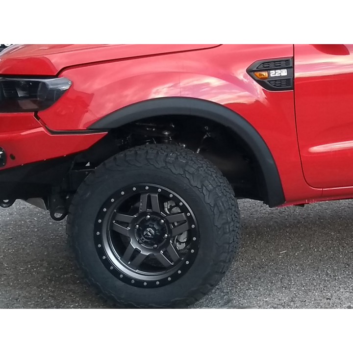 Fender Flares, Otros Fabricantes ABS Slim-Line +25 mm (6 Pcs-black), Ford Ranger 2012 - 2022 - EDK.ro