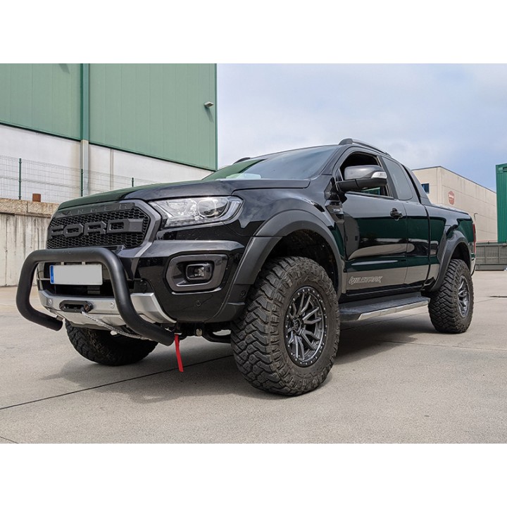 Extensii Aripi, Otros Fabricantes ABS Raptor Stil +45 mm cu Parking Sensors (6 Buc-black), Ford Ranger 2012 - 2022 - EDK.ro