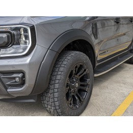 Extensii Aripi, Otros Fabricantes ABS Raptor Stil +45 mm (6 Buc-black), Ford Ranger 2023 - Prezent - EDK.ro