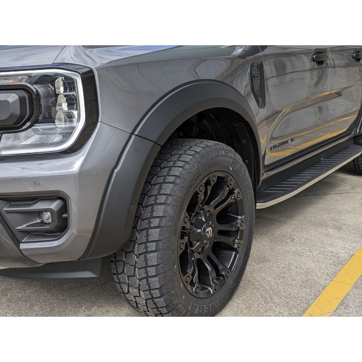 Extensii Aripi, Otros Fabricantes ABS Raptor Stil +45 mm (6 Buc-black), Ford Ranger 2023 - Prezent - EDK.ro