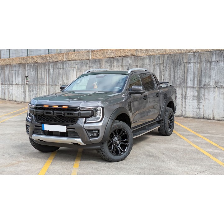 Fender Flares, Otros Fabricantes ABS Raptor Style +45 mm (6 Pcs-black), Ford Ranger 2023 - Present - EDK.ro