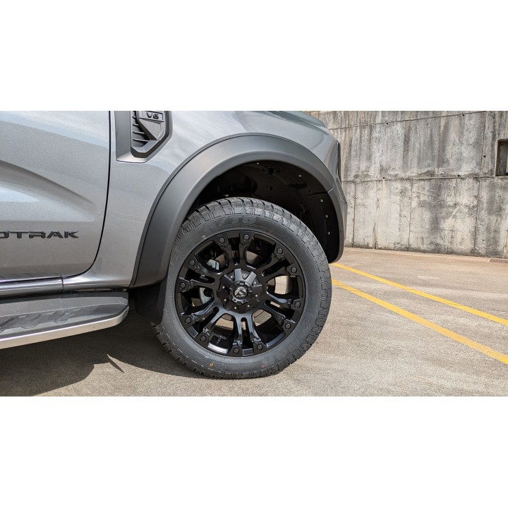 Fender Flares, Otros Fabricantes ABS Raptor Style +45 mm (6 Pcs-black), Ford Ranger 2023 - Present - EDK.ro