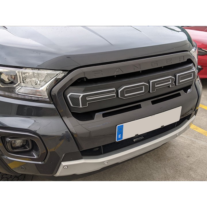 Front Grille, Otros Fabricantes Front ABS W/ XTREME LED Letters, Color Black, Ford Ranger 2016 - 2019 - EDK.ro
