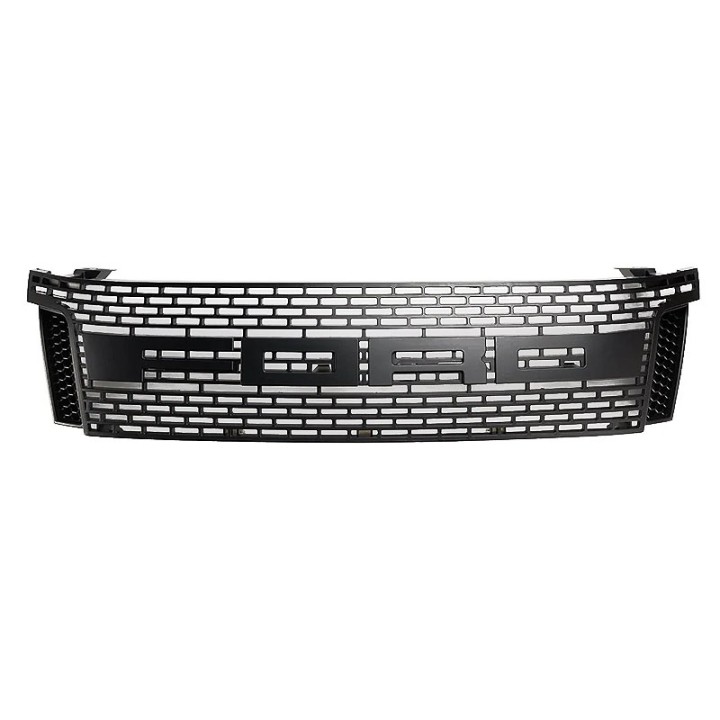 Front Grille, Otros Fabricantes Front ABS W/ Letters, Color Black, Ford Ranger 2012 - 2016 - EDK.ro