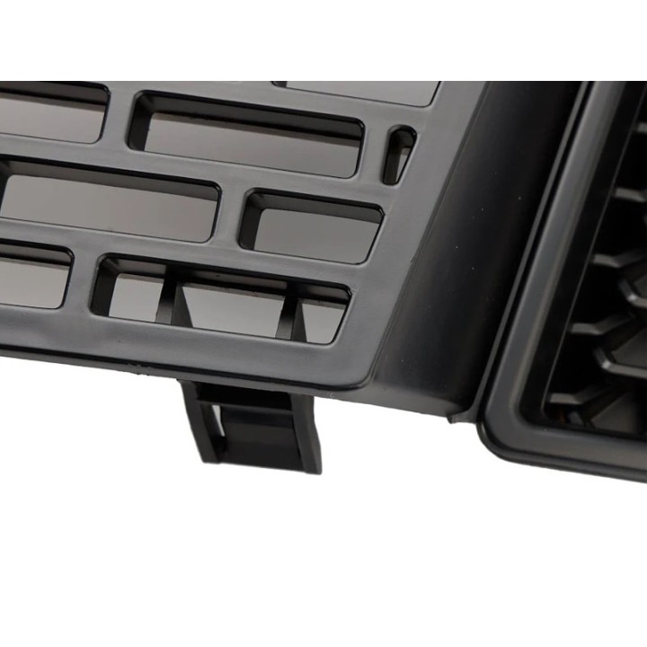 Grilă Față, Otros Fabricantes Față ABS W/ Letters, Culoare Negru, Ford Ranger 2012 - 2016 - EDK.ro