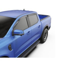 Wind Deflectors Set of 4, Otros Fabricantes Adhesive), Ford Ranger Raptor 2012 - 2022 - EDK.ro
