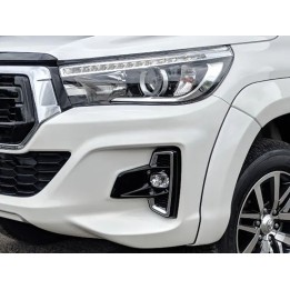 Protecție Far Acrilică, Otros Fabricantes Acrylic headlights protection covers for headlights LED, Toyota Hilux 2016 - 2026 - ED