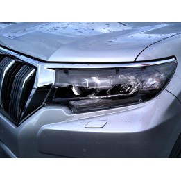 Headlight Acrylic Protection, Otros Fabricantes Acrylic headlight protector Landcruiser J150, Toyota Land Cruiser 150 2009 - 2024 - EDK.ro