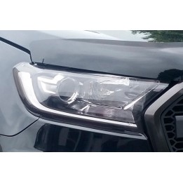 Protecție Far Acrilică, Otros Fabricantes Acrylic headlight protector transparent, Ford Ranger Raptor 2012 - 2022 - EDK.ro
