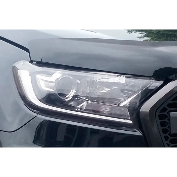 Protecție Far Acrilică, Otros Fabricantes Acrylic headlight protector transparent, Ford Ranger Raptor 2012 - 2022 - EDK.ro