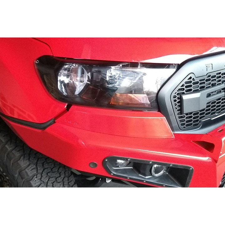 Headlight Acrylic Protection, Otros Fabricantes Acrylic headlight protector tinted, Ford Ranger Raptor 2012 - 2022 - EDK.ro
