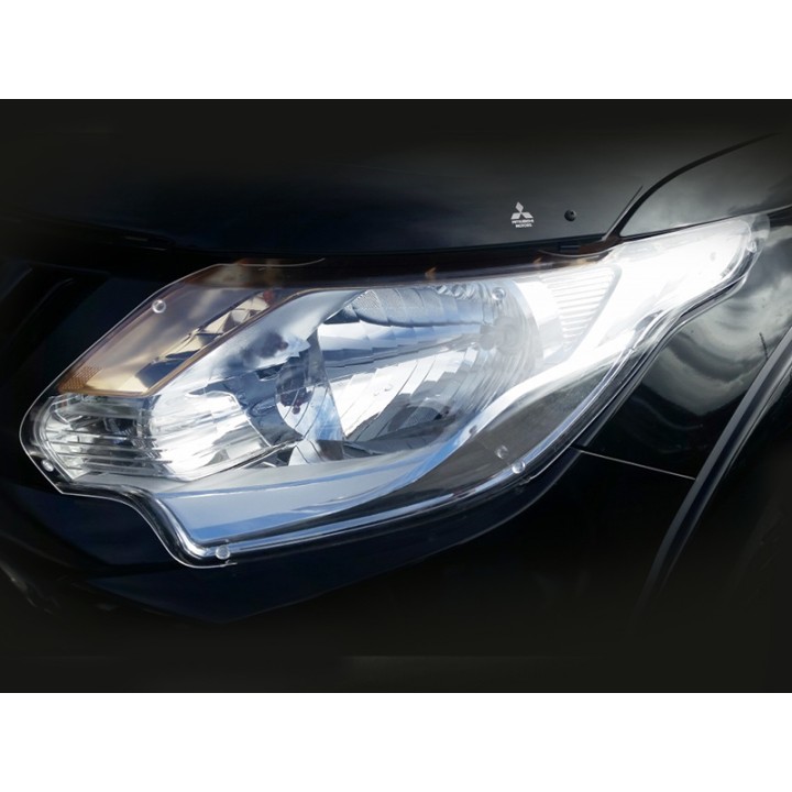 Protecție Far Acrilică, Otros Fabricantes Acrylic headlight protector, Fiat Fullback / Mitsubishi L200 2015 - 2019 - EDK.ro