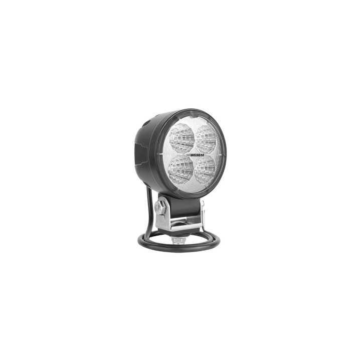 Lampă de Lucru LED, Wesem LED 1500 lm Ø87 IP69K 12–24 V 18 W cu 0.5 m Cable (35° Mediu Beam) - EDK.ro