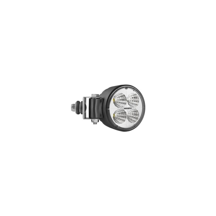 Lampă de Lucru LED, Wesem LED 1500 lm Ø87 IP69K 12–24 V 18 W cu 0.5 m Cable (35° Mediu Beam) - EDK.ro