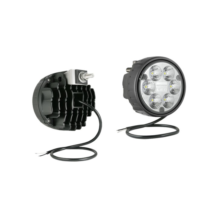 Far Auxiliar, Wesem LED CE Ø117 RM12.5 cu Spate Suport - EDK.ro
