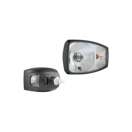 Piesă de Schimb Troliu, Wesem FF 12V H4 Multifunction Lamp IP66 cu AMP Superseal (Left) - EDK.ro