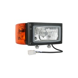 Lampă Multifuncțională, Wesem FF 12V H4 IP55 cu 0.25 m AMP Cable (Left) - EDK.ro