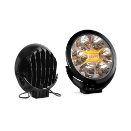 Far Auxiliar, Wesem FERVOR Ø220 LED CE RM50 (Dual), Culoare Negru - EDK.ro