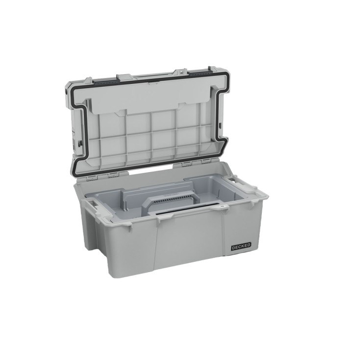 Storage Box, Decked Sixer 16 D-CO, Color Grey - EDK.ro
