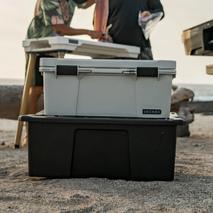 Storage Box, Decked Sixer 16 D-CO, Color Grey - EDK.ro