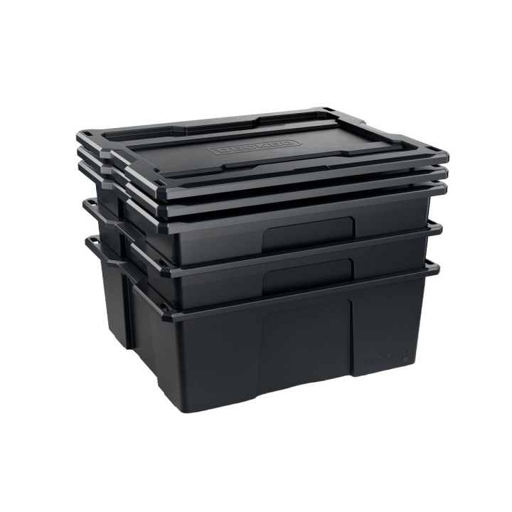 Storage Box, Decked Payloader 32 D-CO (3 Units), Color Black - EDK.ro