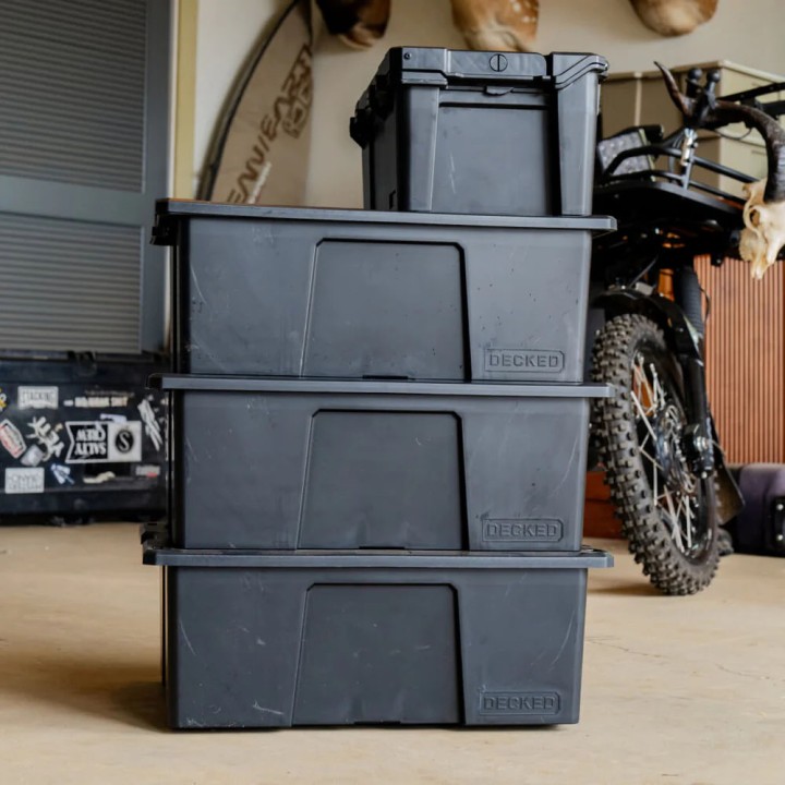 Storage Box, Decked Payloader 32 D-CO (3 Units), Color Black - EDK.ro
