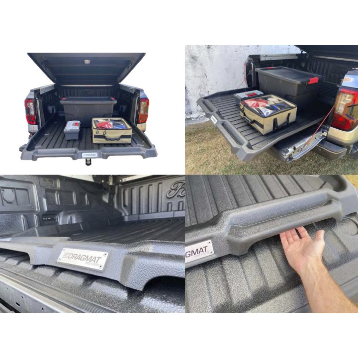 Suport, Pro-Form DRAG-MAT 2.0 - Sliding Object Tray (Manual), Ford Ranger, Volkswagen Amarok Raptor 2023 - Prezent - EDK.ro