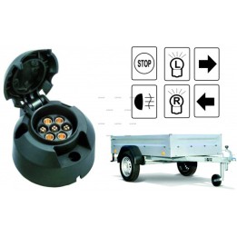 Kit Electric Pentru Cârligul de Remorcare, Auto-Hak TBM-G7, 7 Pini - EDK.ro
