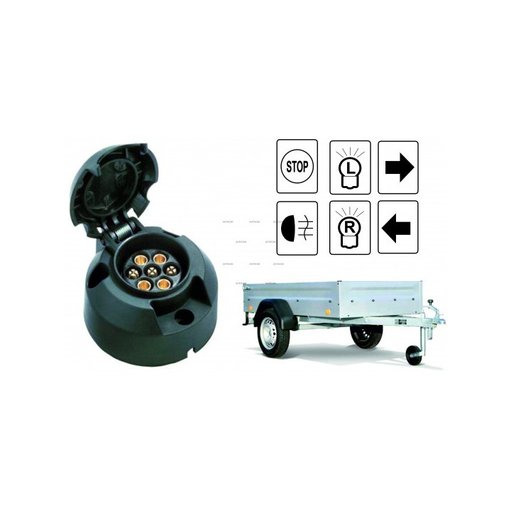 Kit Electric Pentru Cârligul de Remorcare, Auto-Hak TBM-G7, 7 Pini - EDK.ro