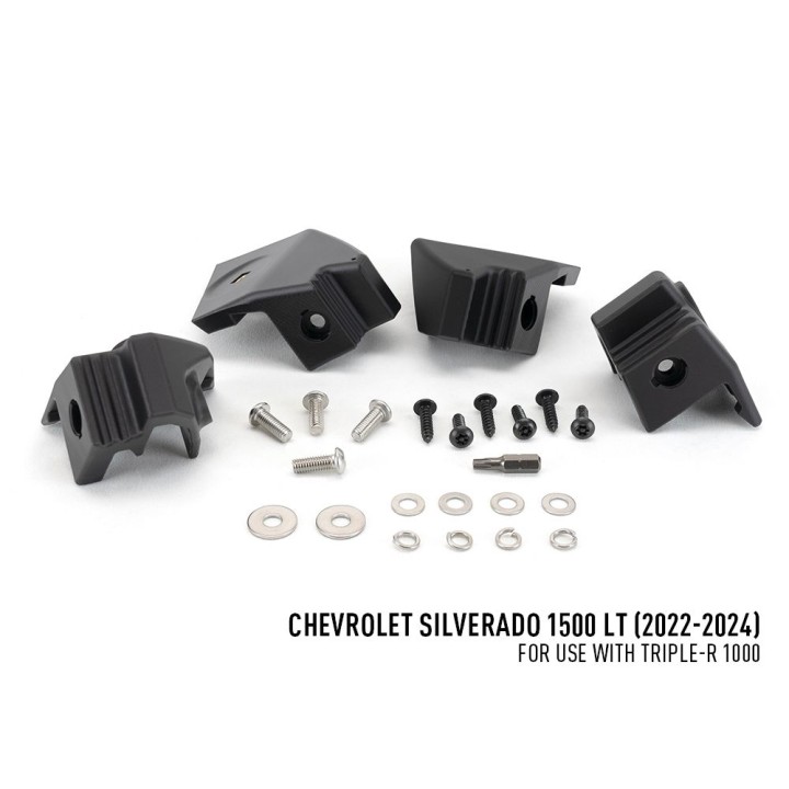 EC Approved LED Projector Integration Kit for Grille, Lazer Lamps with 2x Triple-R 1000, 1x Grille Mount Brackets and 1x Wiring 