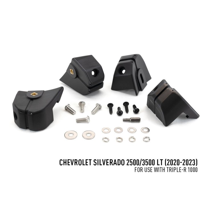 Kit de Integrare Proiectoare LED Omologate Pentru Grilă, Lazer Lamps cu 2x Triple-R 1000 i-LBA și 1x Grille Mount Brackets, Chev