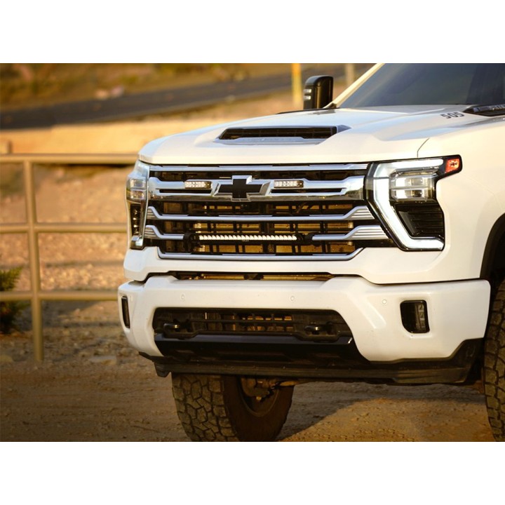 EC Approved LED Projector Integration Kit for Grille, Lazer Lamps with 1x Linear-24 Elite, 1x Grille Mount Brackets and 1x Wirin
