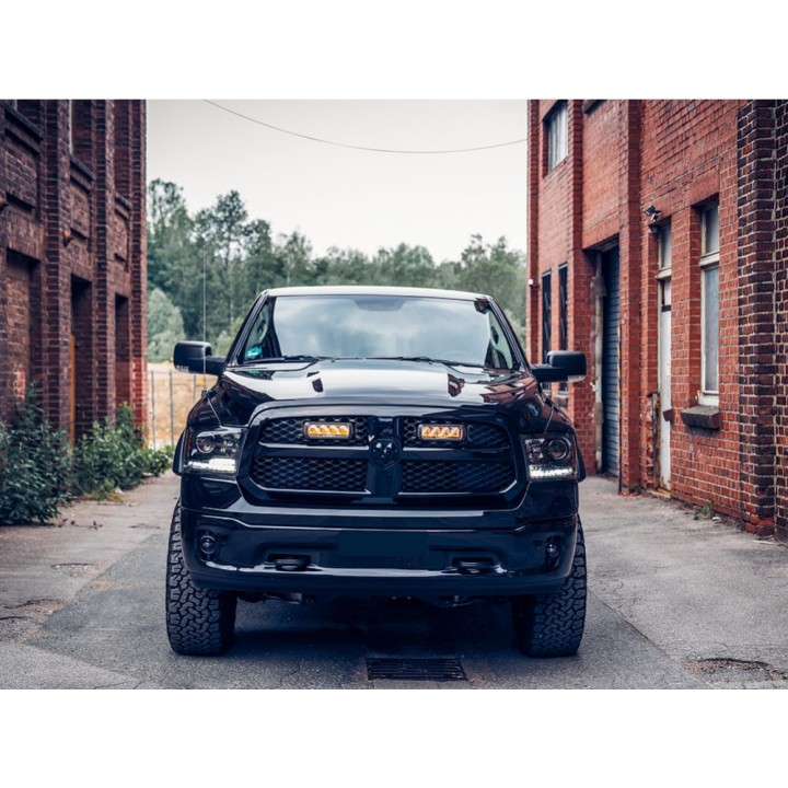 EC Approved LED Projector Integration Kit for Grille, Lazer Lamps with 2x Triple-R 750 Std (Gen2), 1x Grille Mount Brackets and 