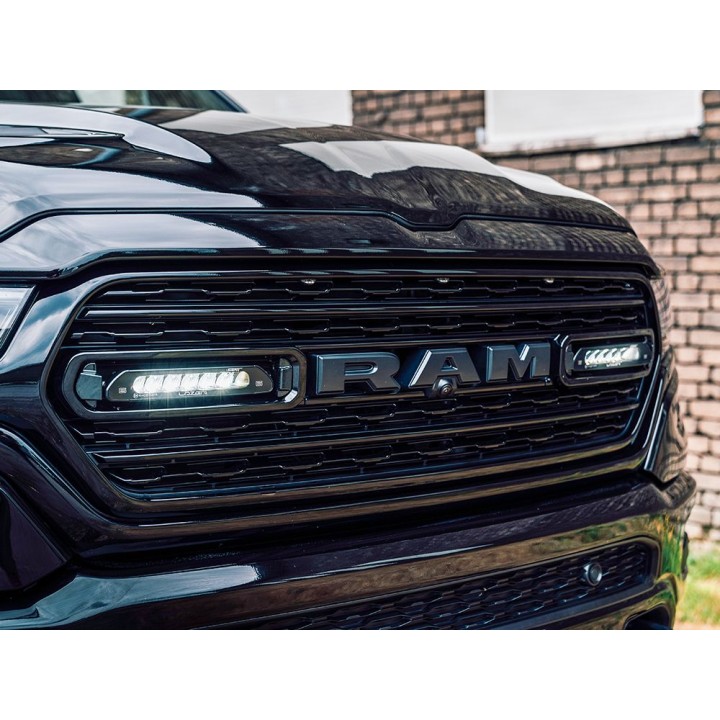 EC Approved LED Projector Integration Kit for Grille, Lazer Lamps with 2x Linear-6 Elite, 1x Grille Mount Brackets and 1x Wiring