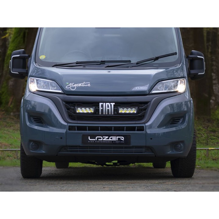 EC Approved LED Projector Integration Kit for Grille, Lazer Lamps with 2x Triple-R 750 Elite (Gen2), 1x Grille Mount Brackets an