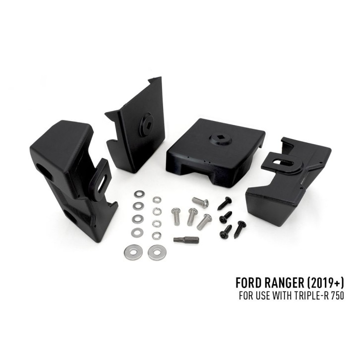 EC Approved LED Projector Integration Kit for Grille, Lazer Lamps with 2x Triple-R 750 Beacon, 1x Grille Mount Brackets and 1x W