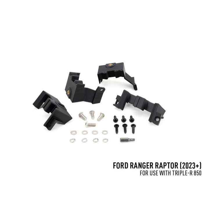 Kit de Integrare Proiectoare LED Omologate Pentru Grilă, Lazer Lamps cu 2x Triple-R 850 Elite (Gen2), 1x Grille Mount Brackets ș