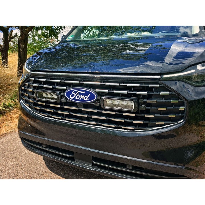 EC Approved LED Projector Integration Kit for Grille, Lazer Lamps with 2x Triple-R 750 Elite, 1x Grille Mount Brackets and 1x Wi