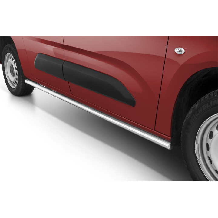 Praguri Laterale, Steeler 4x4 Side Bars, Culoare Argintiu, Citroën Berlingo 2019 - Prezent - EDK.ro
