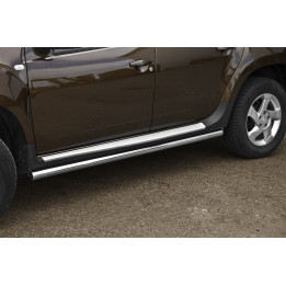 Praguri Laterale, Steeler 4x4 Side Bars, Culoare Argintiu, Dacia Duster 2010 - 2014 - EDK.ro