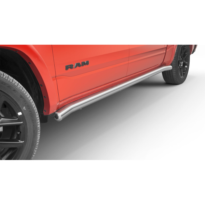 Side Steps, Steeler 4x4 Side Bars, Color Silver, Dodge RAM 1500 2019 - Present - EDK.ro