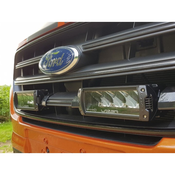 EC Approved LED Projector Integration Kit for Grille, Lazer Lamps with 2x Triple-R 750 Std (Gen2), 1x Grille Mount Brackets and 