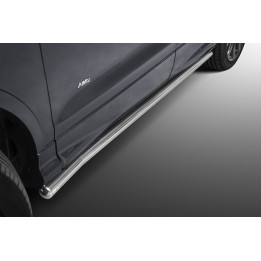 Side Steps, Steeler 4x4 Side Bars, Color Silver, Ford Kuga 2017 - 2019 - EDK.ro