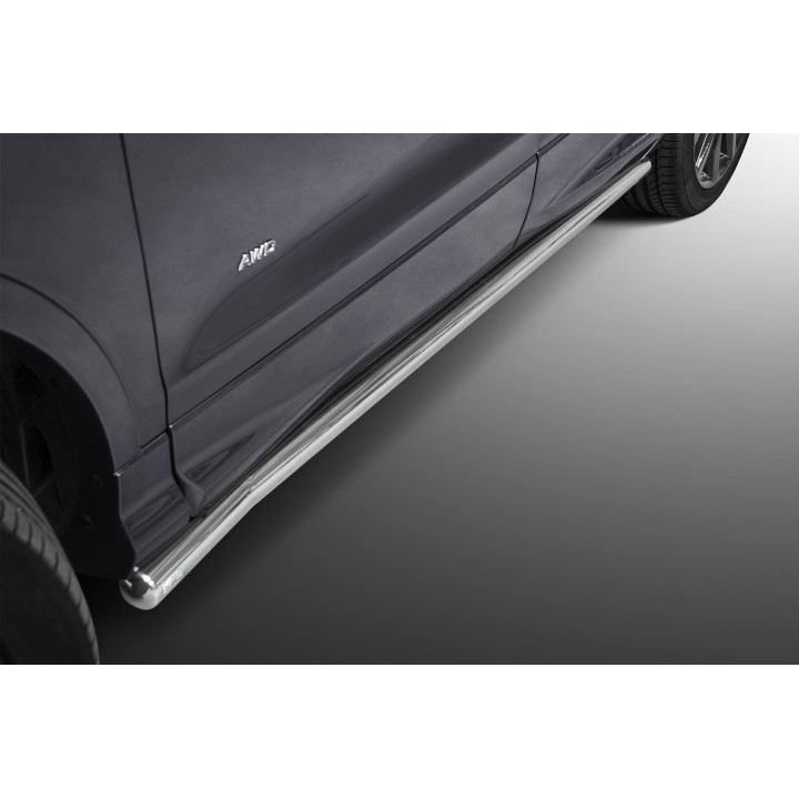 Praguri Laterale, Steeler 4x4 Side Bars, Culoare Argintiu, Ford Kuga 2017 - 2019 - EDK.ro