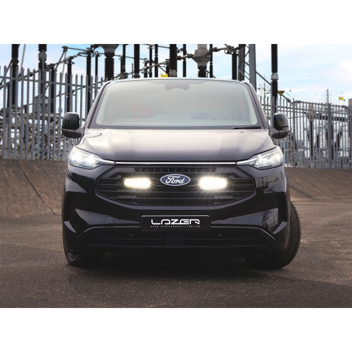 Kit de Integrare Proiectoare LED Omologate Pentru Grilă, Lazer Lamps cu 2x Triple-R 750 Wide, 1x Grille Mount Brackets și 1x Wir