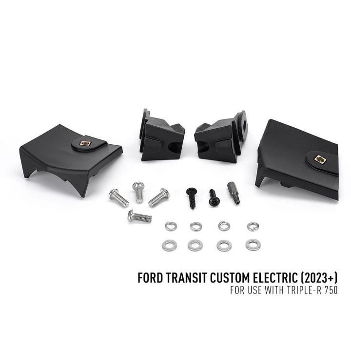 EC Approved LED Projector Integration Kit for Grille, Lazer Lamps with 2x Triple-R 750 Wide, 1x Grille Mount Brackets and 1x Wir