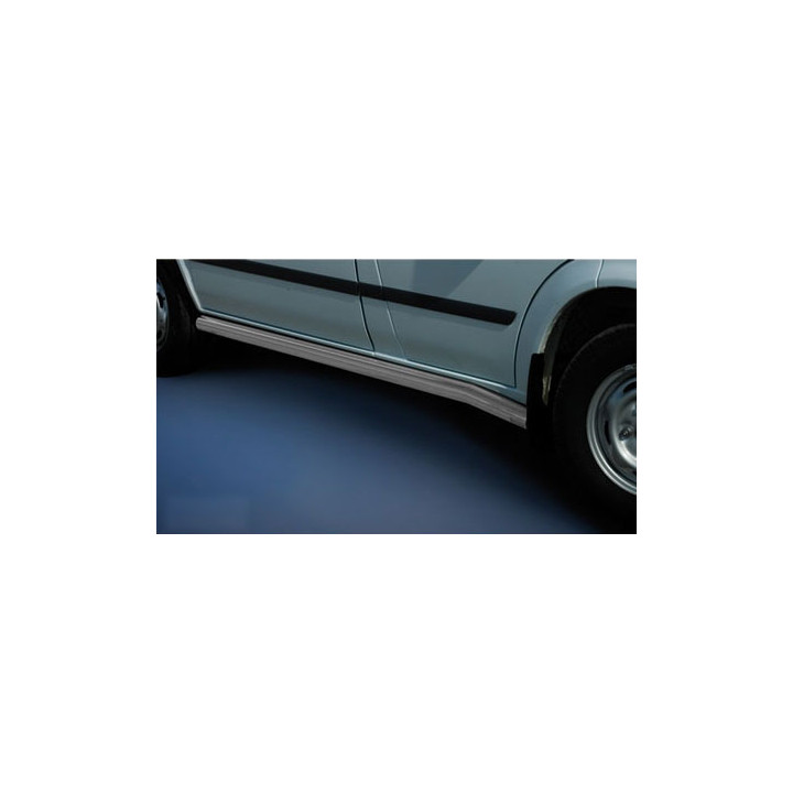 Side Steps, Steeler 4x4 Side Bars, Color Silver, Ford Transit 2006 - 2012 - EDK.ro