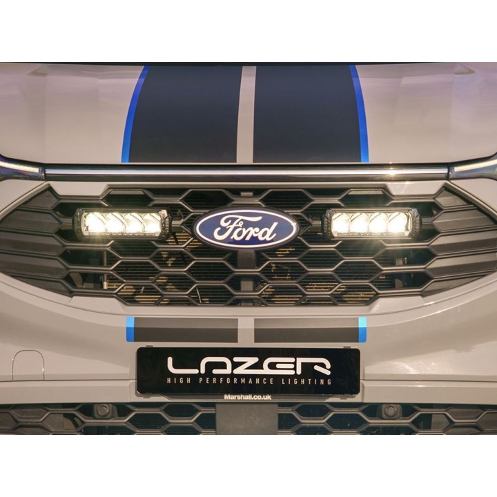 Kit de Integrare Proiectoare LED Omologate Pentru Grilă, Lazer Lamps cu 2x Triple-R 750 Wide, 1x Grille Mount Brackets și 1x Wir